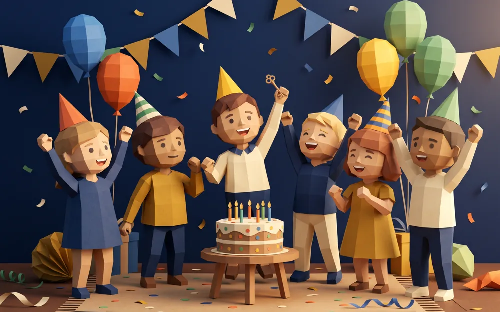 Party-Paket, Kindergeburtstag mit Torte im Escape Room in Nürnberg