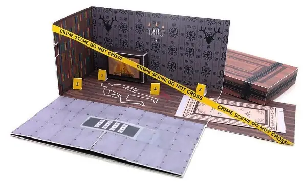 DIY-Box aufgeklappt als Tatort