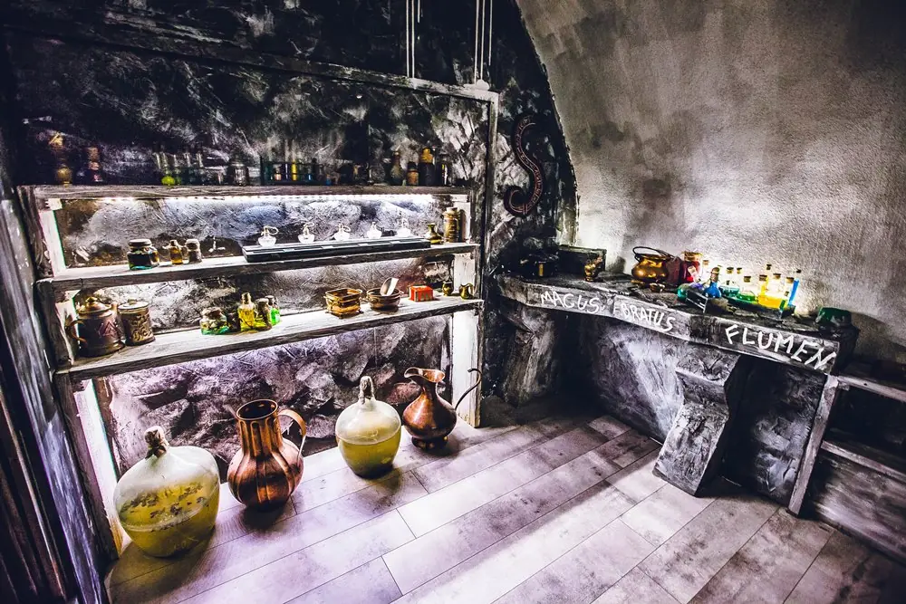 Inside the Der Zauberer escape room in Nuremberg